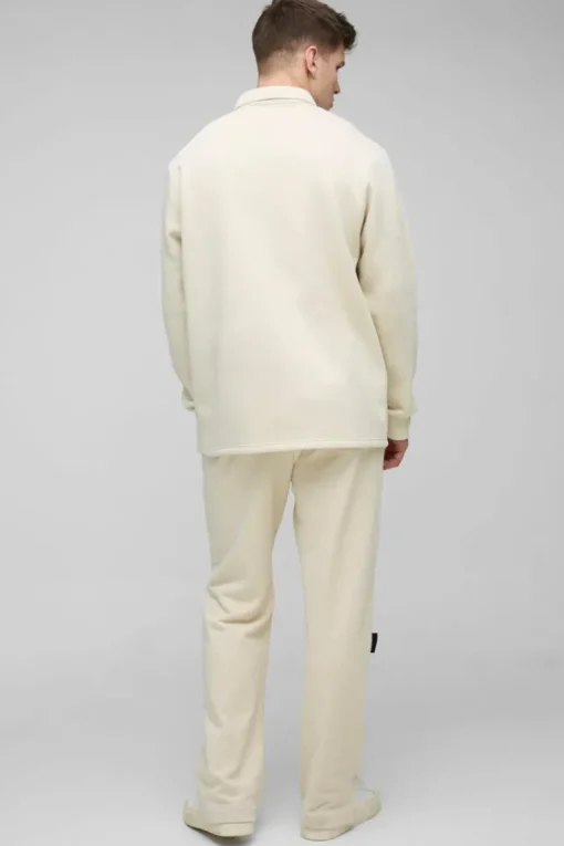 Tall Woven Tab Rugby Polo
