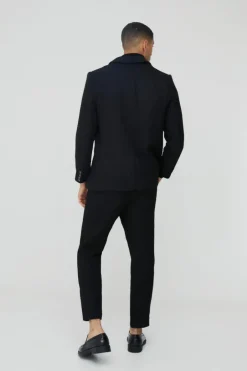 Tapered Boucle Suit Trouser