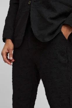 Tapered Fit Jacquard Textured Suit Trouser