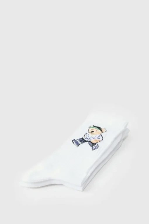 Teddy Bear Sports Socks