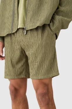 Textured Satin Oversized Fit Zip Up Harrington Suit