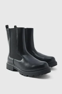Track Sole Chelsea Lug Boot