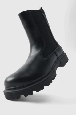 Track Sole Chelsea Lug Boot