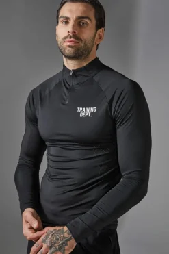 Training Dept Muscle Fit Perforated 1/4 Zip