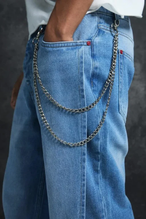 Trippie Redd Relaxed Rigid Gusset Panel Denim Jeans