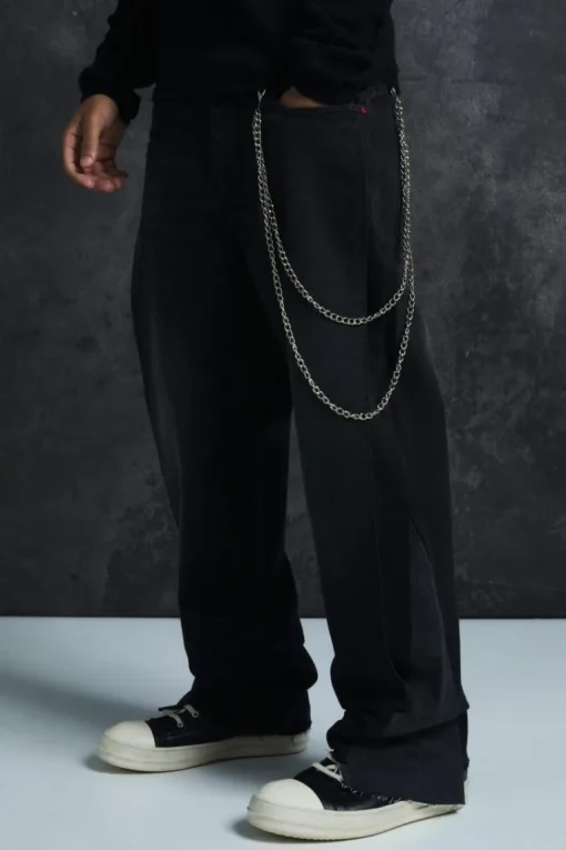 Trippie Redd Relaxed Rigid Panel Denim Jeans
