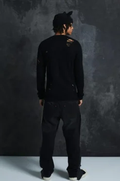 Trippie Redd Relaxed Rigid Panel Denim Jeans