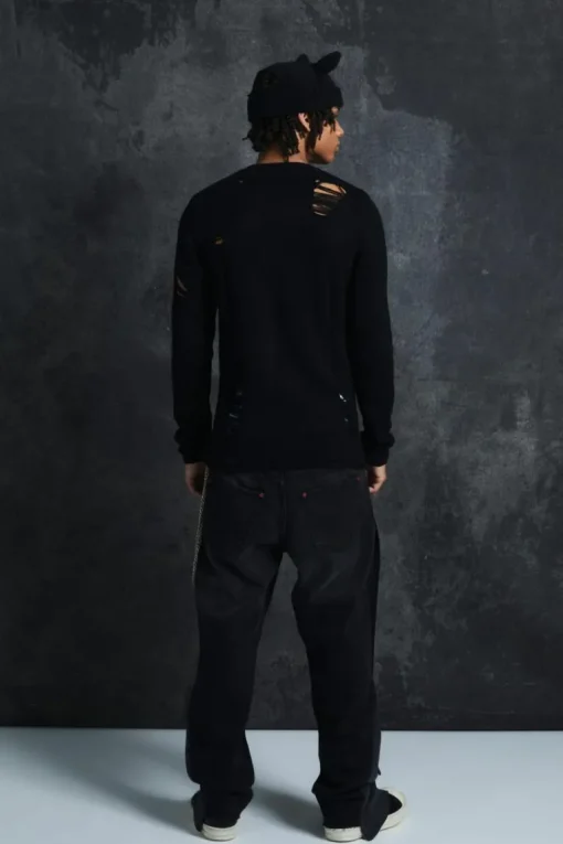 Trippie Redd Relaxed Rigid Panel Denim Jeans