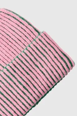 Two Tone Ribbed Beanie
