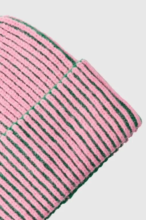 Two Tone Ribbed Beanie
