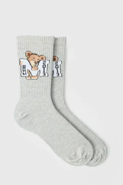 Varsity Teddy Bear Sports Socks