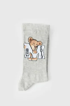 Varsity Teddy Bear Sports Socks