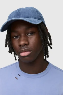 Washed Navy Cap
