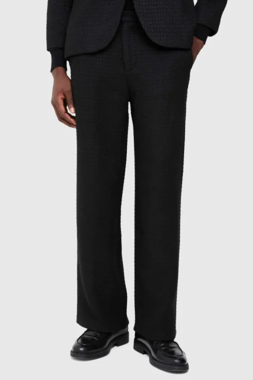 Wide Leg Boucle Smart Trouser