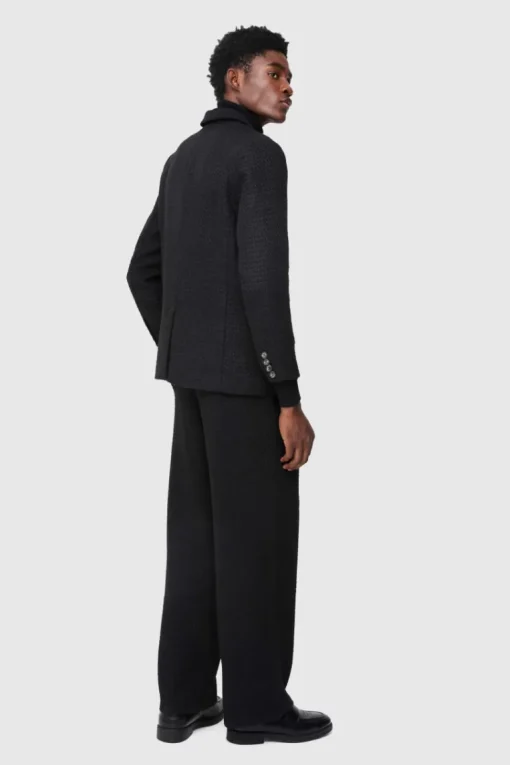 Wide Leg Boucle Smart Trouser