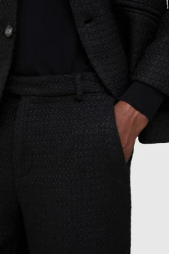 Wide Leg Boucle Smart Trouser