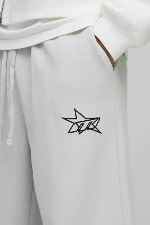 Wide Leg Star Printed Jogger