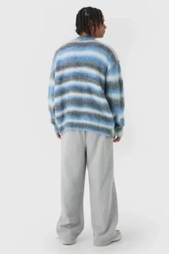 Wide Leg Tie Cuff Double Waistband Joggers