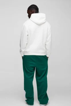Wide Leg Varsity Mesh Applique Jogger