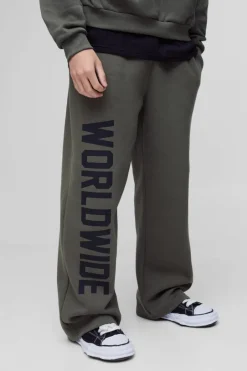 Wide Leg Worldwide Print Jogger