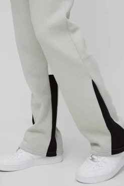 Worldwide Embroidered Contrast Stitch Gusset Jogger