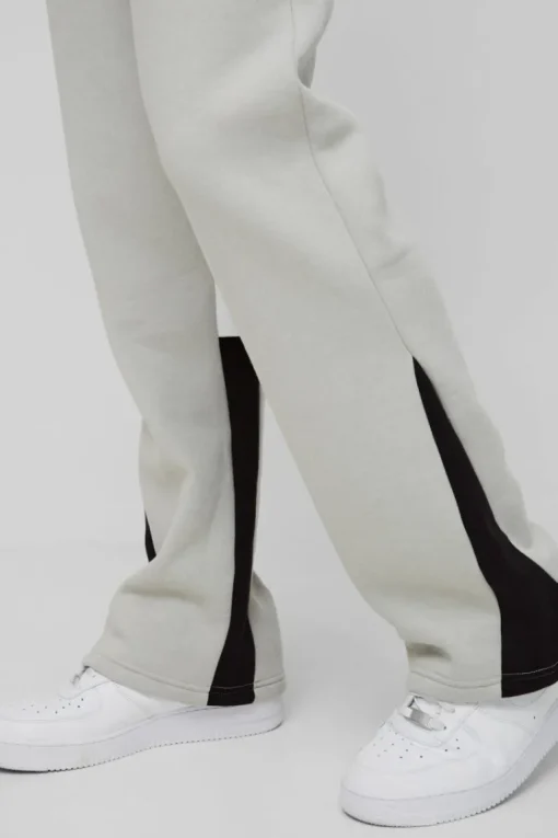 Worldwide Embroidered Contrast Stitch Gusset Jogger