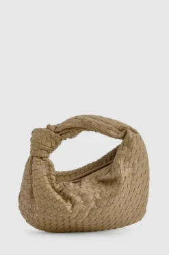 Woven Knot Handle Bag