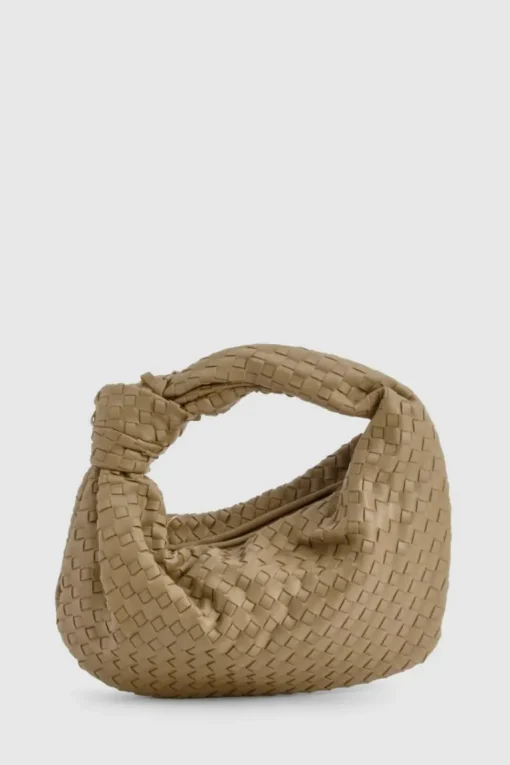 Woven Knot Handle Bag