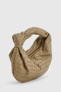 Woven Knot Handle Bag