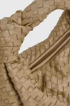 Woven Knot Handle Bag